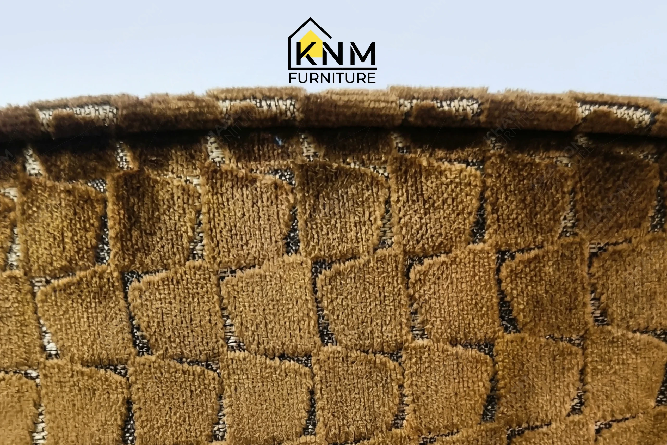 Close-up detail highlighting the refined craftsmanship and premium finish of a custom dining chair manufactured by Khanom Furniture (KNM Furniture), an established contract furniture factory Vietnam.